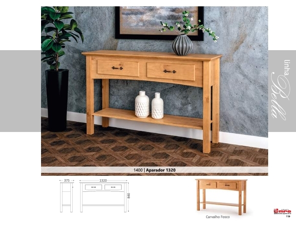 Aparador 1320 | 1400 | Linha Bella | MPO 0126