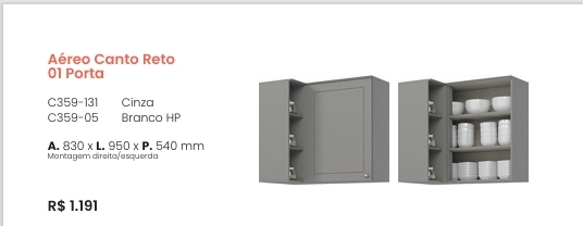 Americana | Aéreo Canto Reto | C359 | Henn 0126