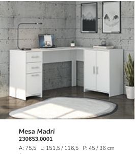 Escrivaninha Madri | Politorno 0226