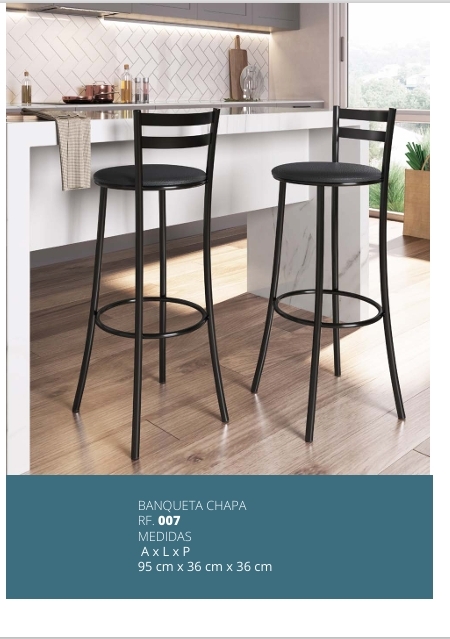 Banqueta Chapa | 007 | Pop Simacla 0226 