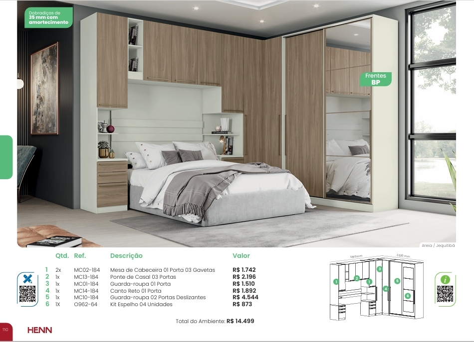 Seletto Dormitório Modulado | Henn 0126