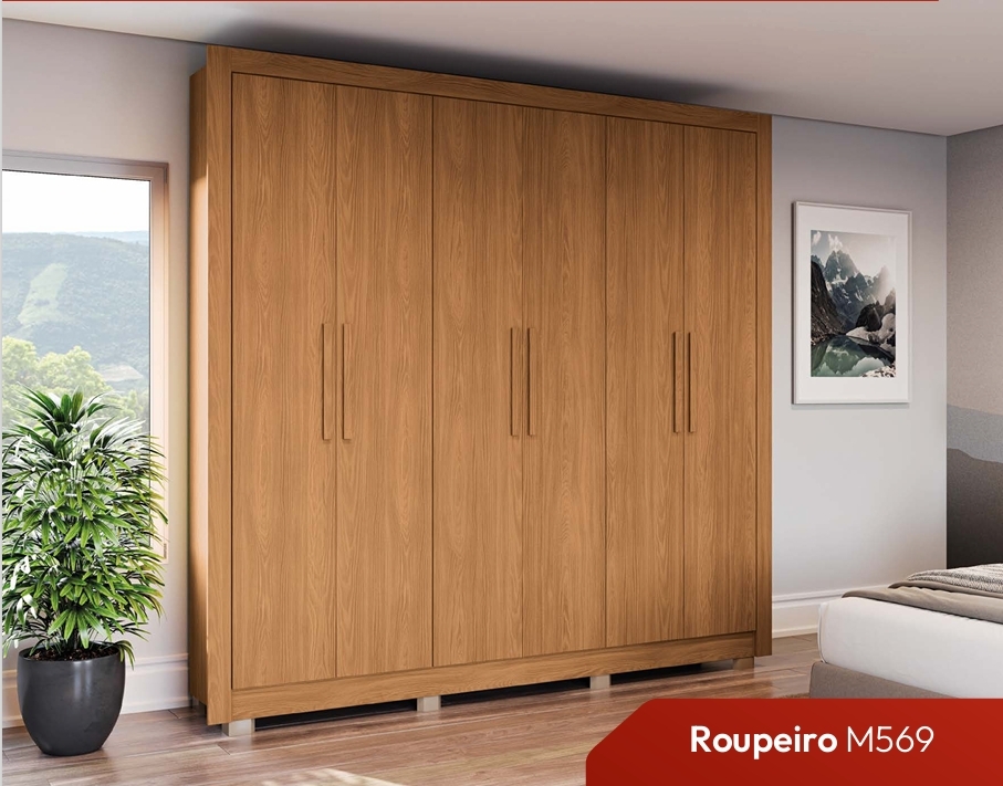 Roupeiro 6 Portas | M569 | Kappesberg 0226   S/Espelho 1270,00  E Versão C/Espelho 1490,00