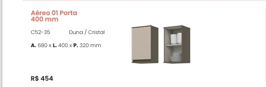 Connect | Aéreo 1 Porta | C52 | Henn 0126