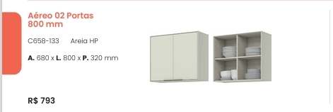 Fineze | Aéreo 2 Portas | C658 | Henn 0126