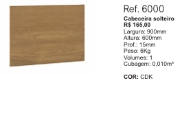 Selene | Cabeceira Solteiro | 6000 | Soluzione 0126