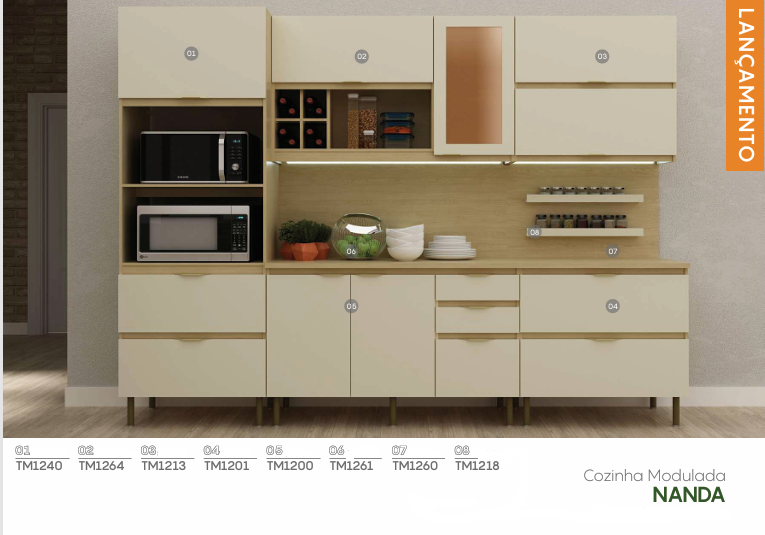 Cozinha Modulada Nanda | 3 | Tecnomobili 0226