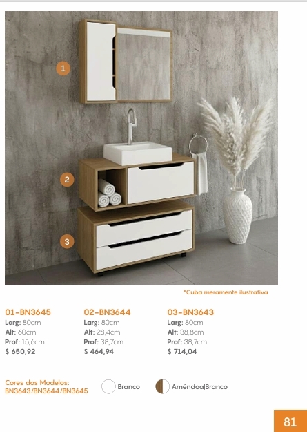 Balcão Gabinete | BN3643 | Tecnomobili 0226