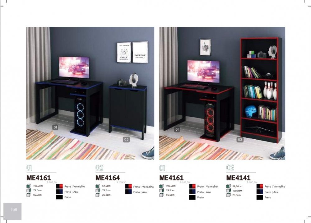 Mesa Gamer | ME4161 | Tecnomobili 0126