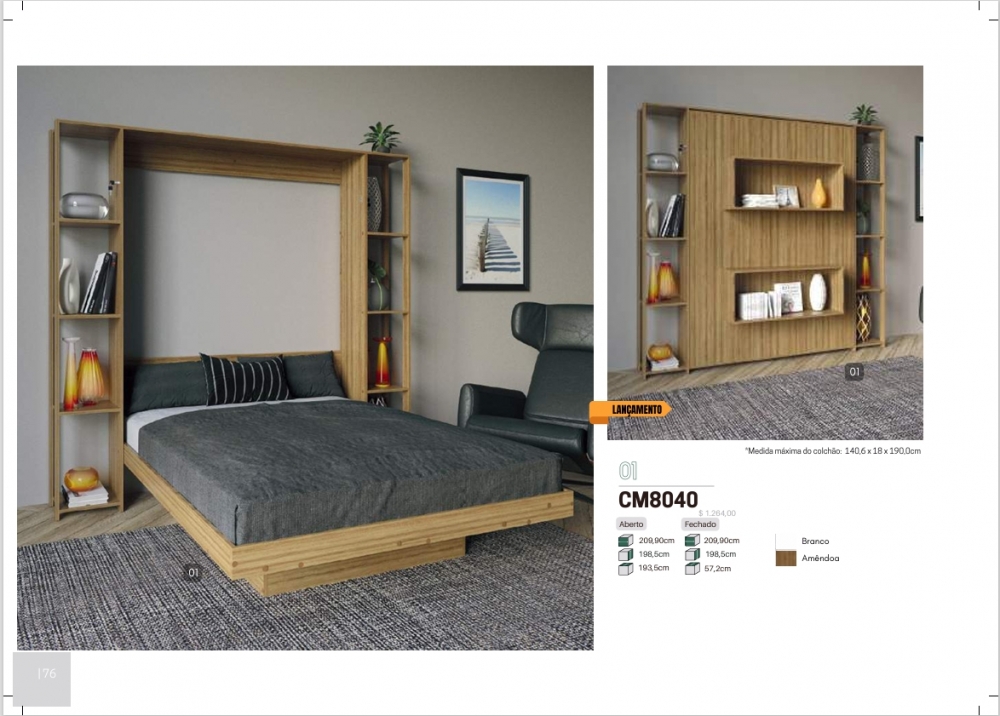 Cama Casal Articulável | CM8040 | Tecnomobili 0126 