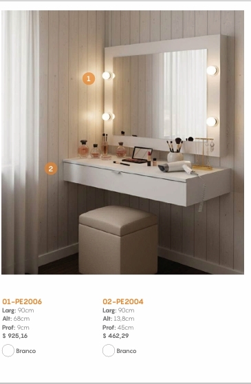 Espelho Camarim | PE2006 | Tecnomobili 0226