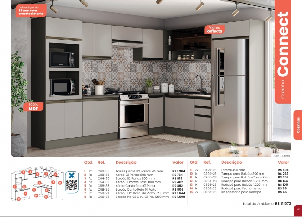 Connect | Cozinha Modulada | Henn 0126