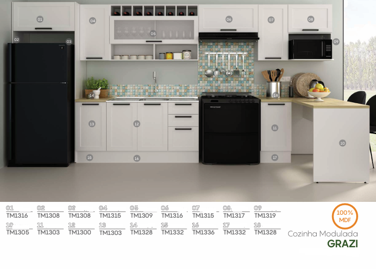 Cozinha Modulada Grazi | 17 | Tecnomobili 0226