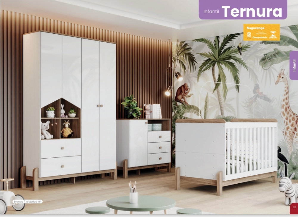 Ternura Quarto Infantil | Berço | l29 | Henn 0126