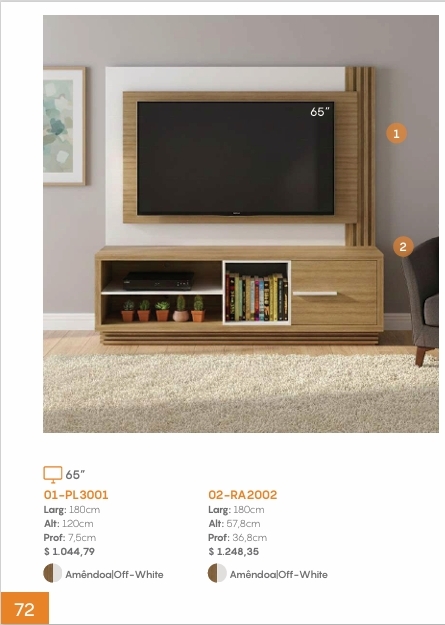 Painel 1,80m | PL3001 | Tecnomobili 0226