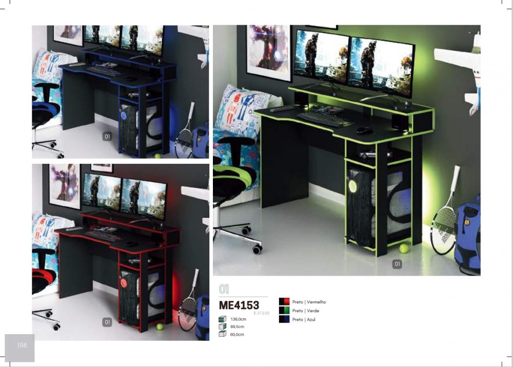 Mesa Gamer | ME4153 | Tecnomobili 0126