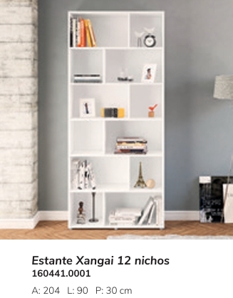 Estante Xangai 12 Nichos | Politorno 0226