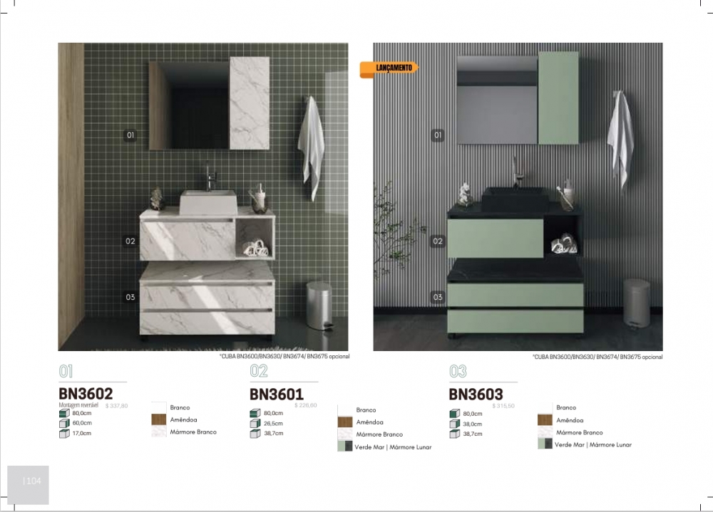 Balcão Gabinete | BN3603 | Tecnomobili 0126