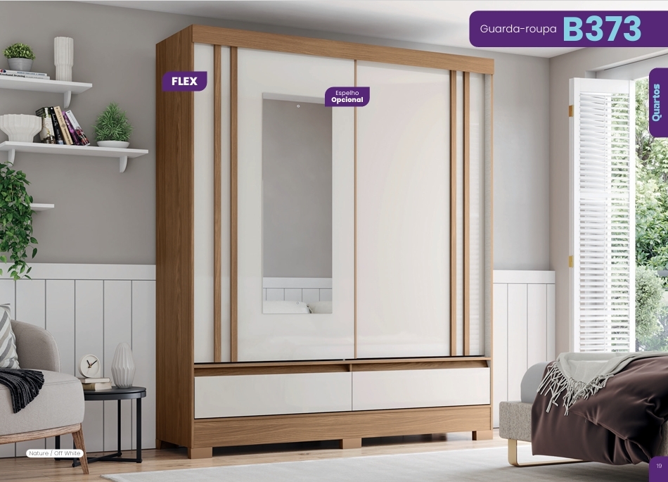 Roupeiro C/Espelho | B373 | Briz 0126