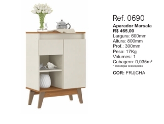 Aparador Marsala | 0690 | Soluzione 0126