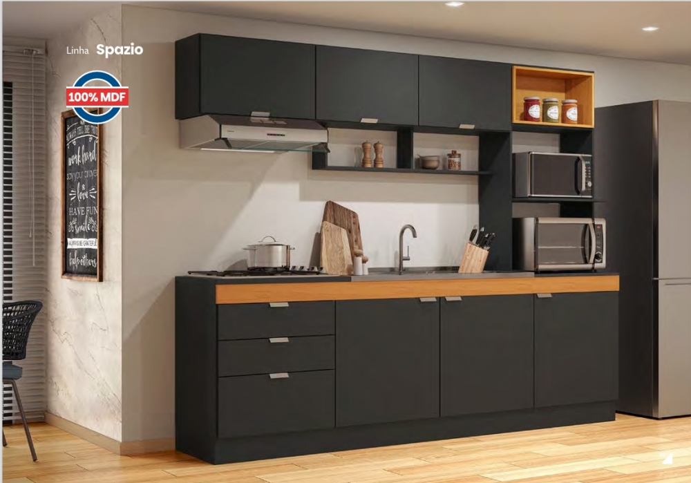 Cozinha Compacta Bella | Móveis Primavera 0226