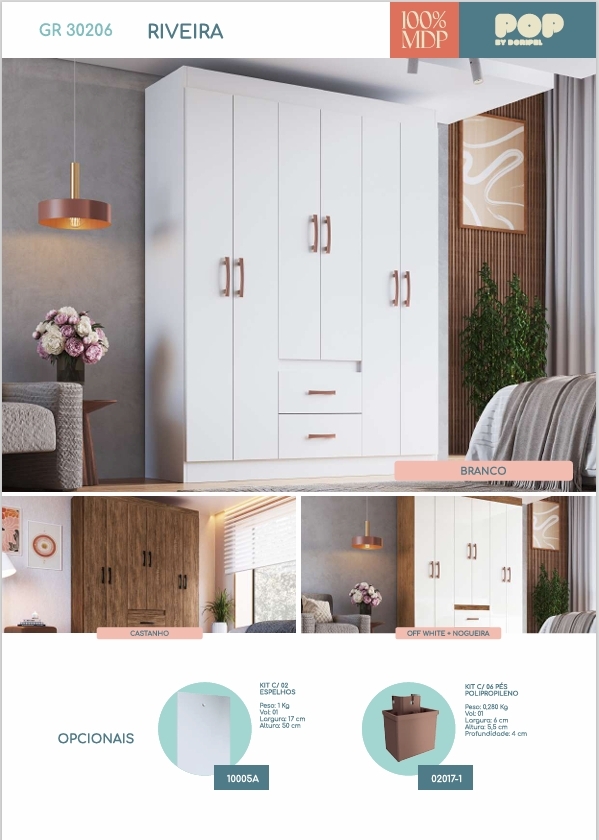 Roupeiro Riveira | 30206 | Doripel 0226