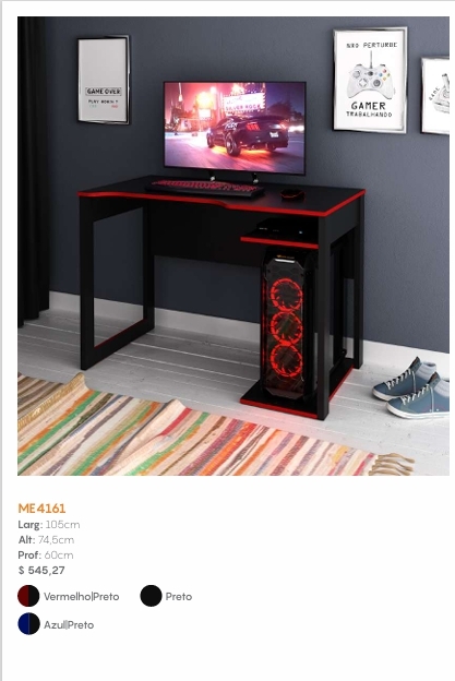 Mesa Gamer | ME4161 | Tecnomobili 0226