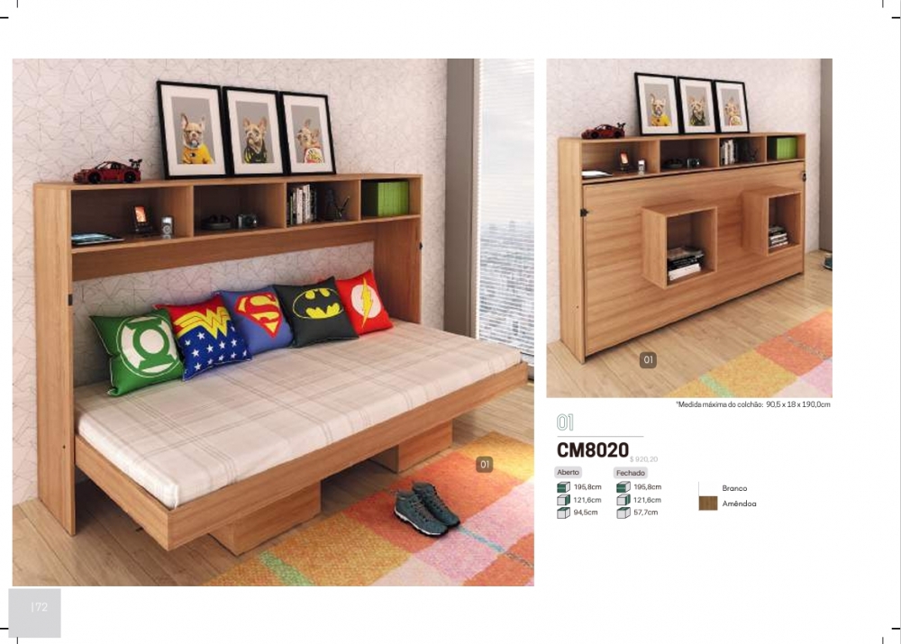 Cama Solteiro Articulável Horizontal | CM8020 | Tecnomobili 0126