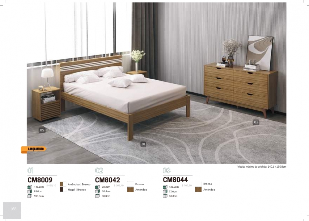 Cama Casal | CM8009 | Tecnomobili 0126