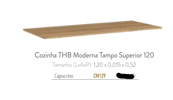 Tampo Superior 120 | CM129 | Thb 0226