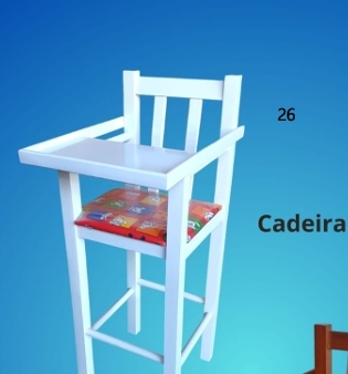 Cadeira Refeição Branca | 1050 | Cimetal 0126