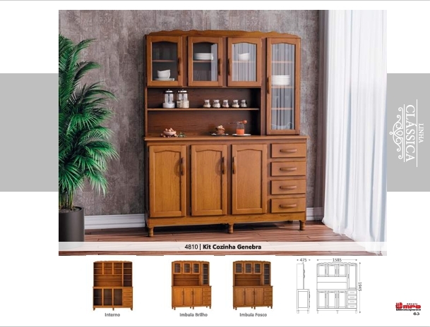Kit Cozinha Genebra | 4810 | Linha Clássica | MPO 0126