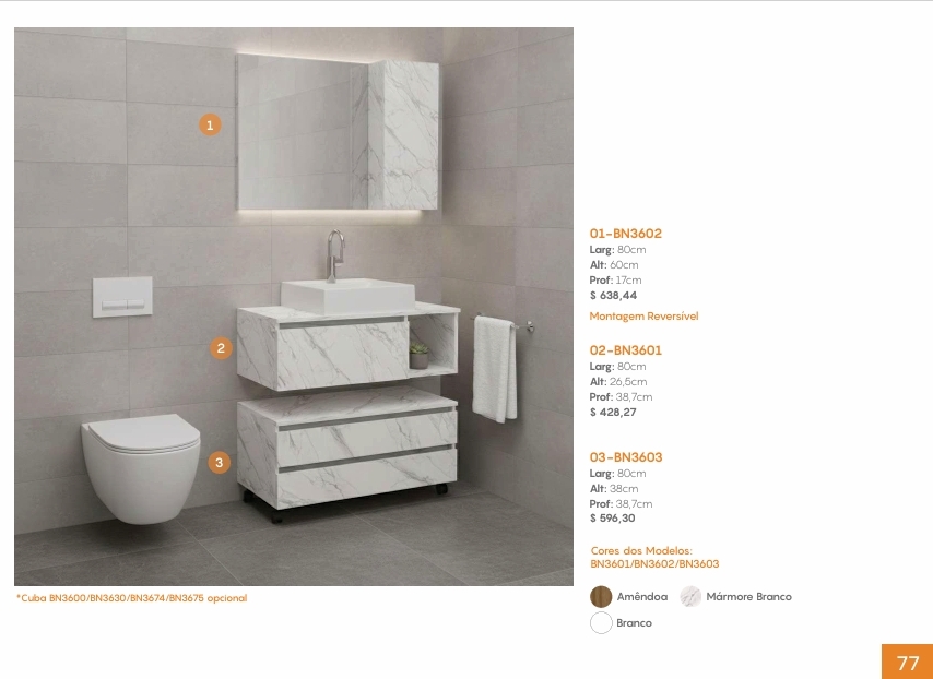 Balcão Gabinete | BN3603 | Tecnomobili 0226