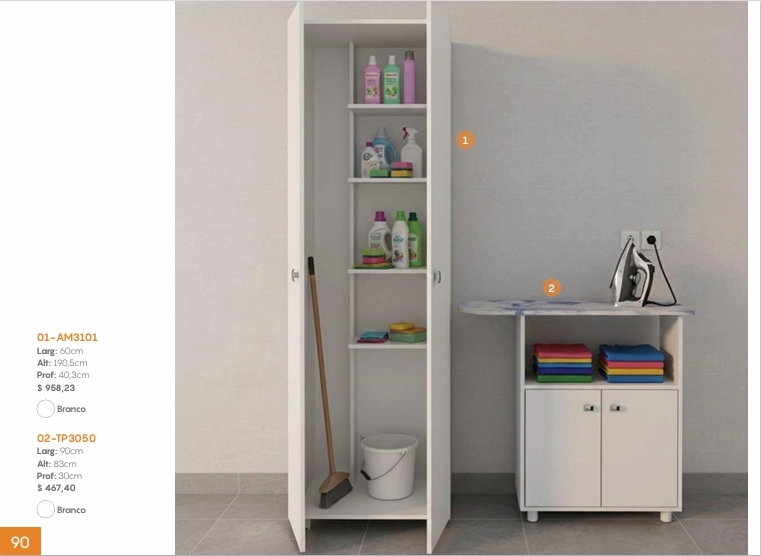 Armário Multiuso 2 Portas | AM3101 | Tecnomobili 0226