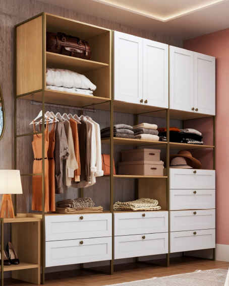 Quarto Modulado | Coleção Infinity | Genial Flex | Consulte Valores e Dimensões na Descrição 