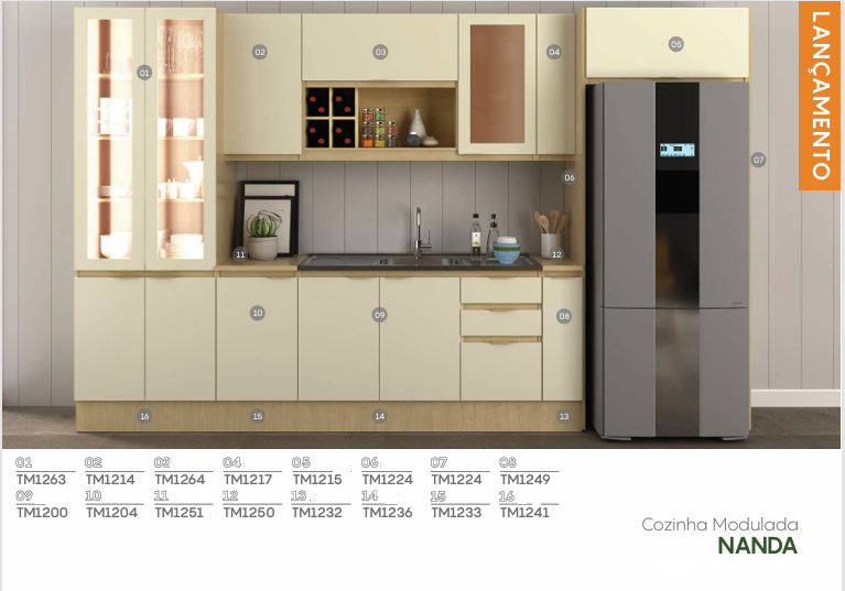 Cozinha Modulada Nanda | 5 | Tecnomobili 0226