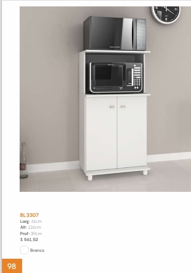 Balcão Forno/Micro 2 Portas | BL3307 | Tecnomobili 0226