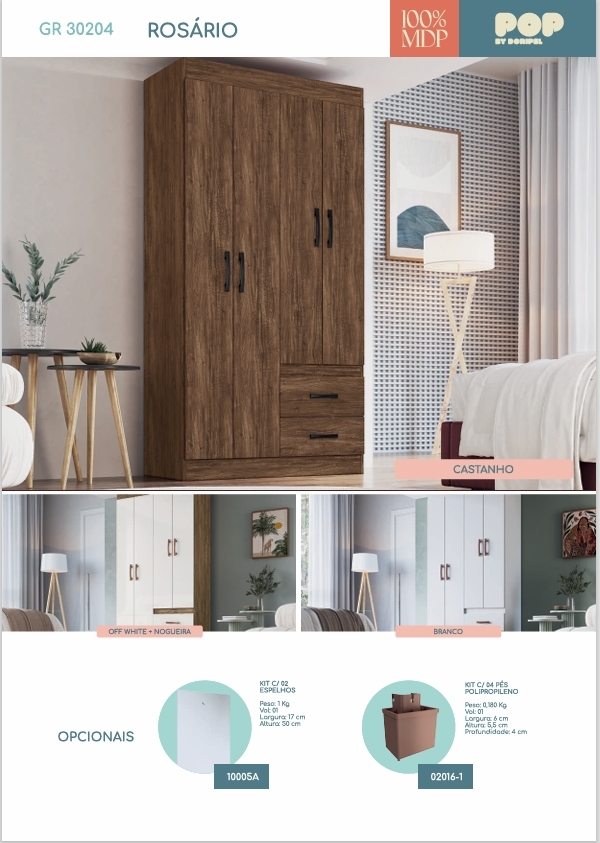 Roupeiro Rosário | 30204 | Doripel 0226