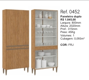 Sabrina | Paneleiro Duplo | 0452 | Soluzione 0126