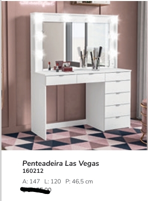 Penteadeira Las Vegas | Politorno 0226