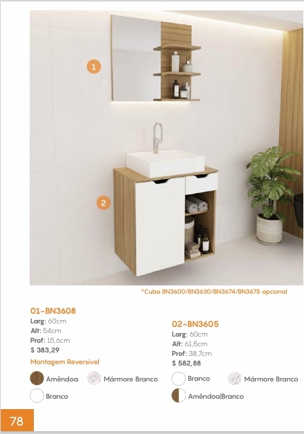 Espelheira | BN3608 | Tecnomobili 0226