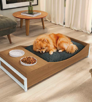 Cama com comedouro pet | LI058 | Kappesberg