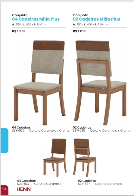 Cadeira Milla Plus | S37 | Henn 0126