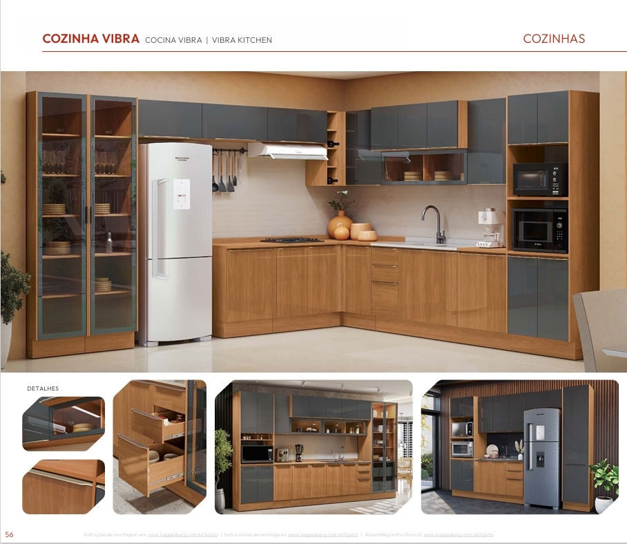 Cozinha Modulada Vibra | Kappesberg 0226