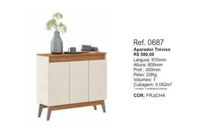 Aparador Treviso | 0687 | Soluzione 0126