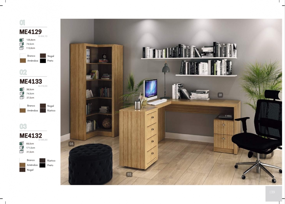 Estante De Canto | ME4132 | Tecnomobili 0126