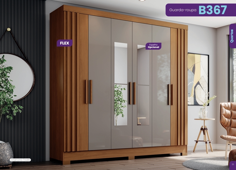 Roupeiro C/Espelho | B367 | Briz 0126