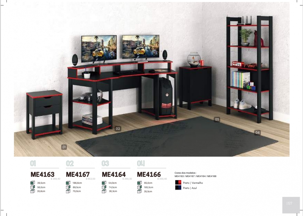 Mesa Gamer | ME4167 | Tecnomobili 0126