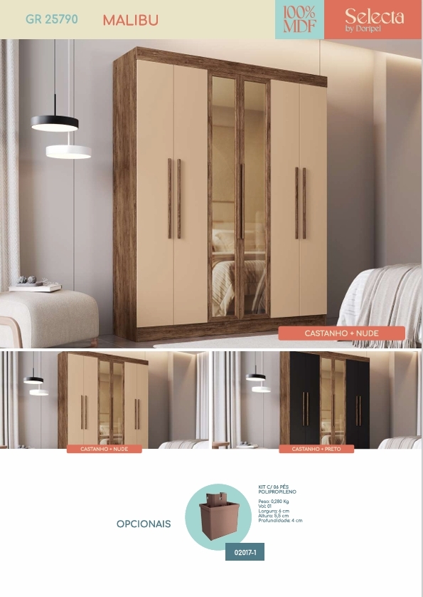 Roupeiro Malibu | 25790 | Doripel 0226