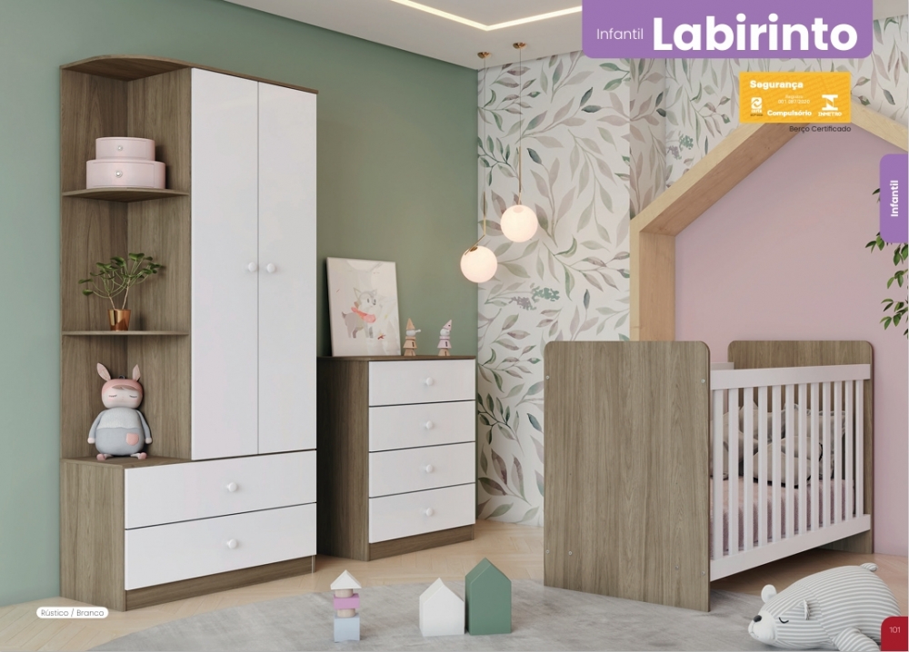 Labirinto Quarto Infantil | Cômoda | I714 | Henn 0126