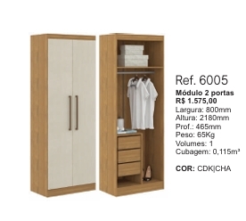 Selene | Módulo 2 Portas | 6005 | Soluzione 0126